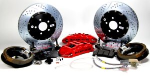 Ford F-150 Brake Kit - Rear - Baer Brakes - Extreme+ SDZ - Grabber Blue - `09-`11